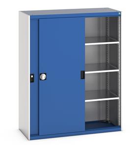 Bott Cubio Cupboard with Sliding Doors 1600H x1300Wx525mmD Bott Cubio Sliding Solid Door Cupboards with shelves and drawers 1600mm high option available 26/40014064.11 Bott Cubio Cupboard with Sliding Doors 1600H x1300Wx525mmD.jpg
